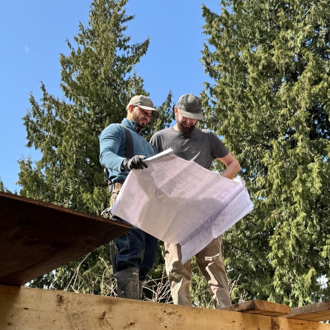 two storey home addition project with coreval homes team