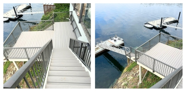 belcarra park waterfront deck project with vancouver builders